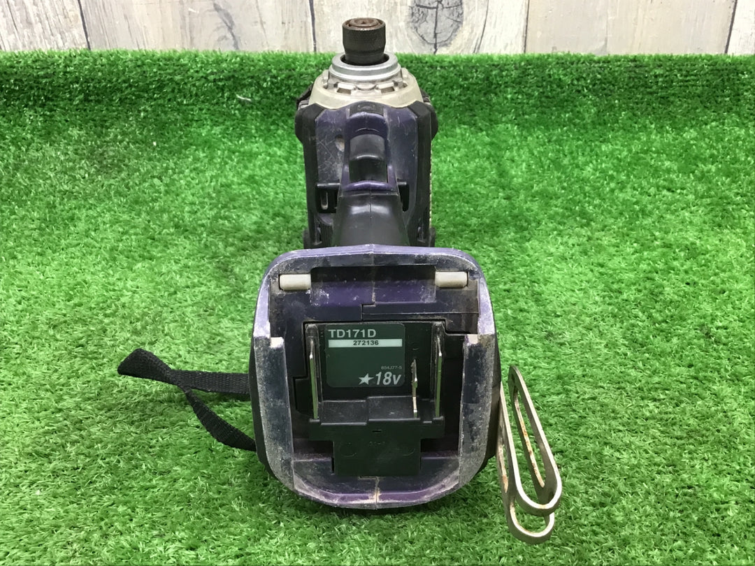 【現状品】☆マキタmakita コードレスインパクトドライバー TD171DZAP【富山店】●Y6