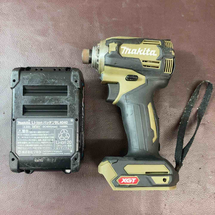 【中古品】マキタ(makita) インパクトドライバー TD001DZO バッテリーBL4040付属【東大和店】