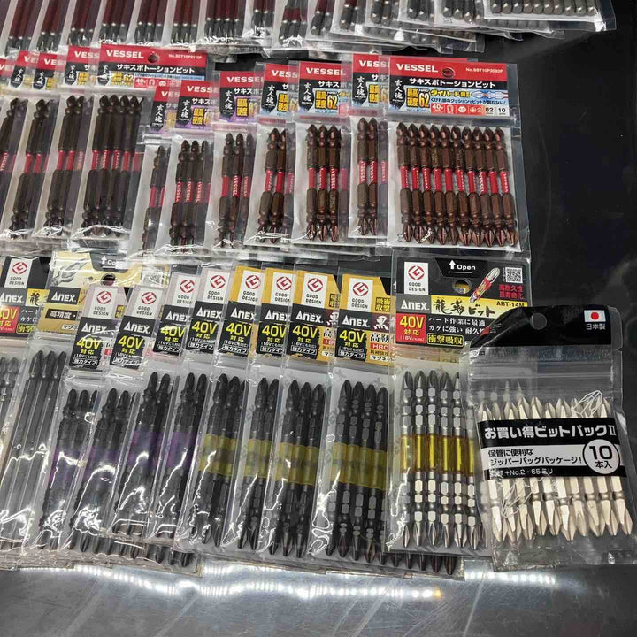 【未使用品】ビット10本入り×95個 計950本 まとめ売り！ANEX アネックス 龍靭 VESSEL ベッセル サキスボ等♪+インパクト用【川越店】