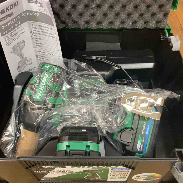 ★ハイコーキ(HIKOKI ※旧:日立工機) コードレスインパクトレンチ WR36DE(2XPSZ)【所沢店】