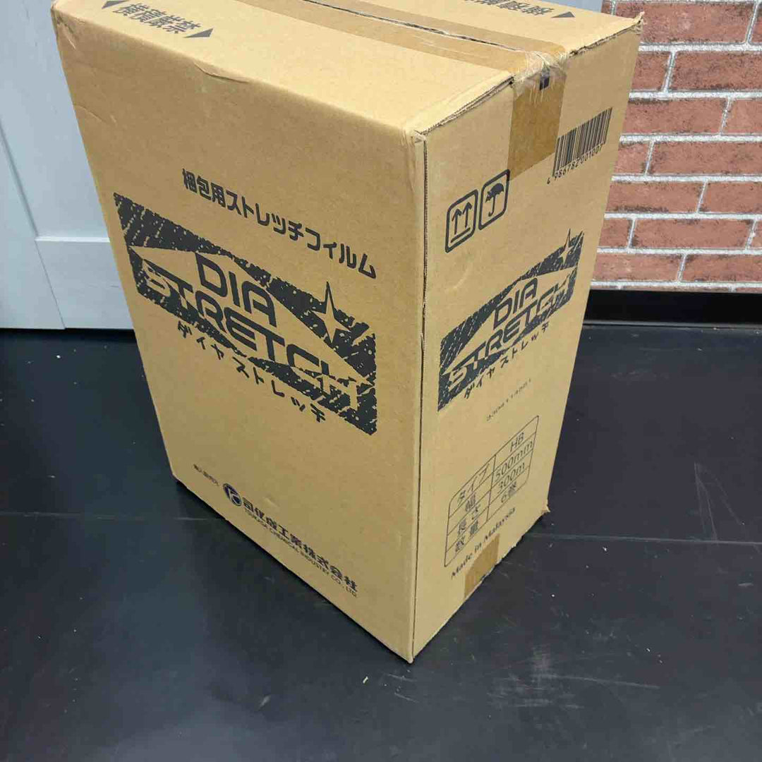 司化成工業 ダイヤストレッチ HBタイプ 17μ×300mm×500M 1ケース(6本入) ストレッチフィルム【藤沢店】