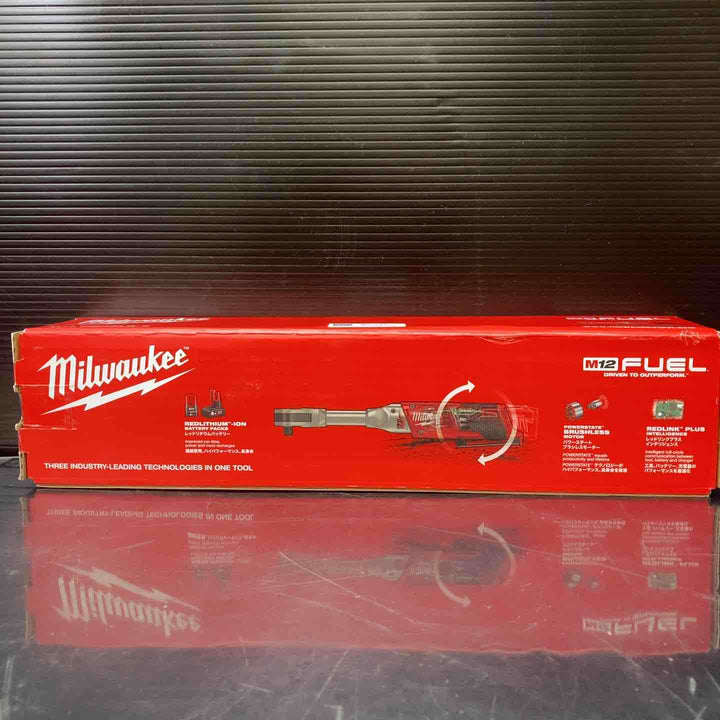 【未使用品】ミルウォーキー（Milwaukee） M12 FUEL 3/8ロングラチェット M12 FIR38LR-0【川越店】