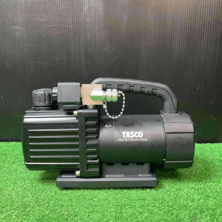【美品】イチネンTASCO オイル逆流防止弁付ウルトラミニツーステージ真空ポンプ TA150SW【岩槻店】