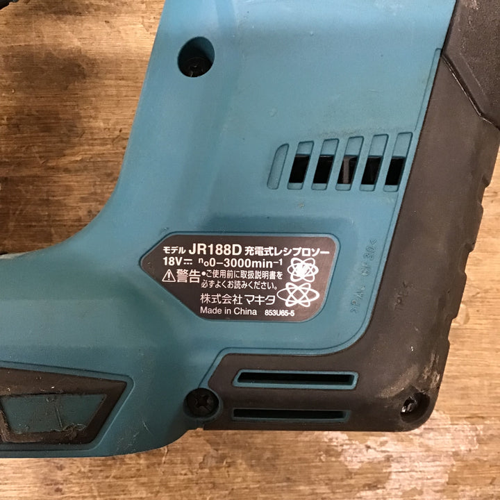 ☆マキタ(makita) 18Vコードレスレシプロソー 本体のみ JR188DZ【柏店】