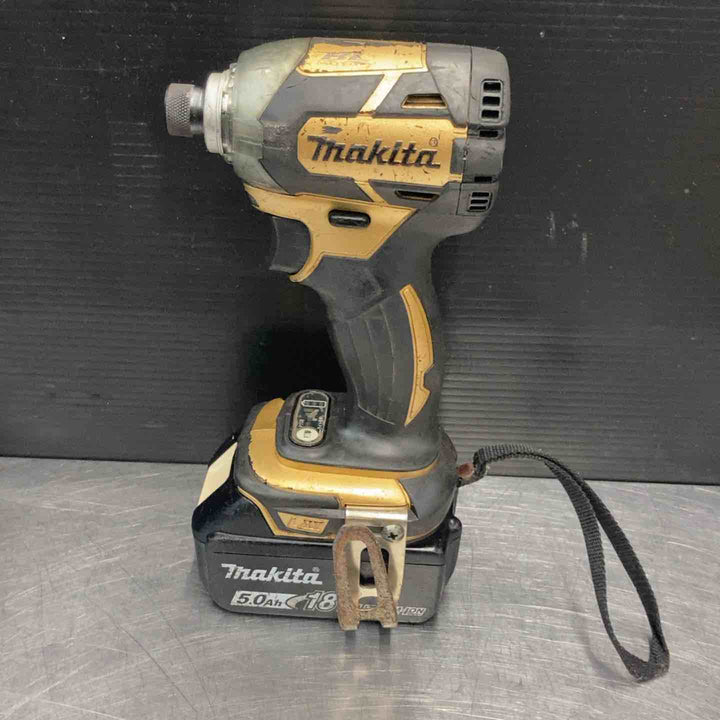 【中古品】マキタ(makita) コードレスインパクトドライバー 18V ゴールド TD148DSP1 (TD148DRTX) 100周年【東大和店】