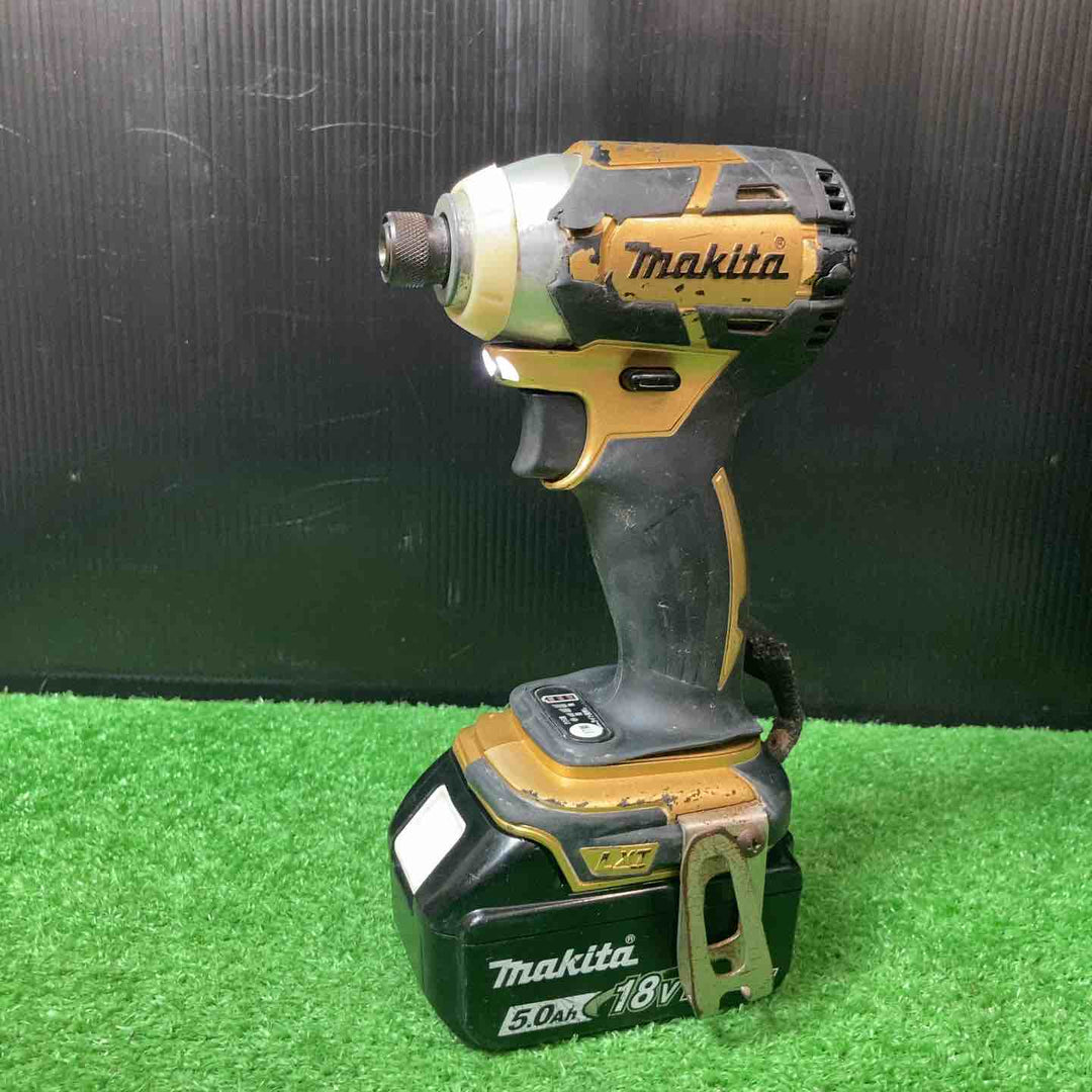 【中古】◇マキタ(makita) コードレスインパクトドライバー 18V ゴールド TD148DSP1 (TD148DRTX) 100周年 ※保証なし【岩槻店】