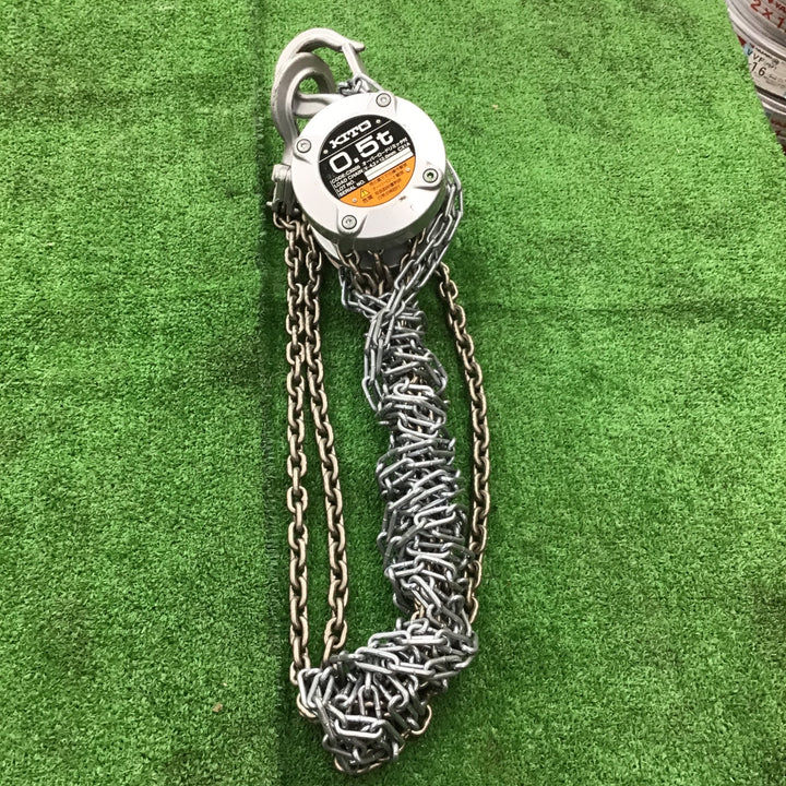 ★KITO(キトー) チェーンブロック CX005　0.5ｔ【桶川店】