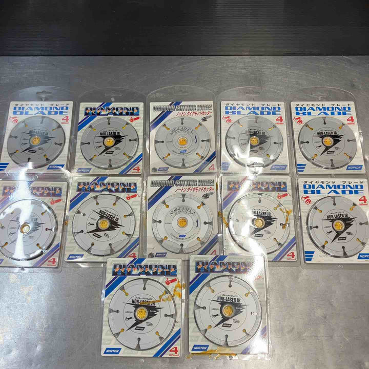 【未使用(店頭展示品)】 ノートン NORTON 105mm ダイヤモンドブレード 12枚 【東大和店】
