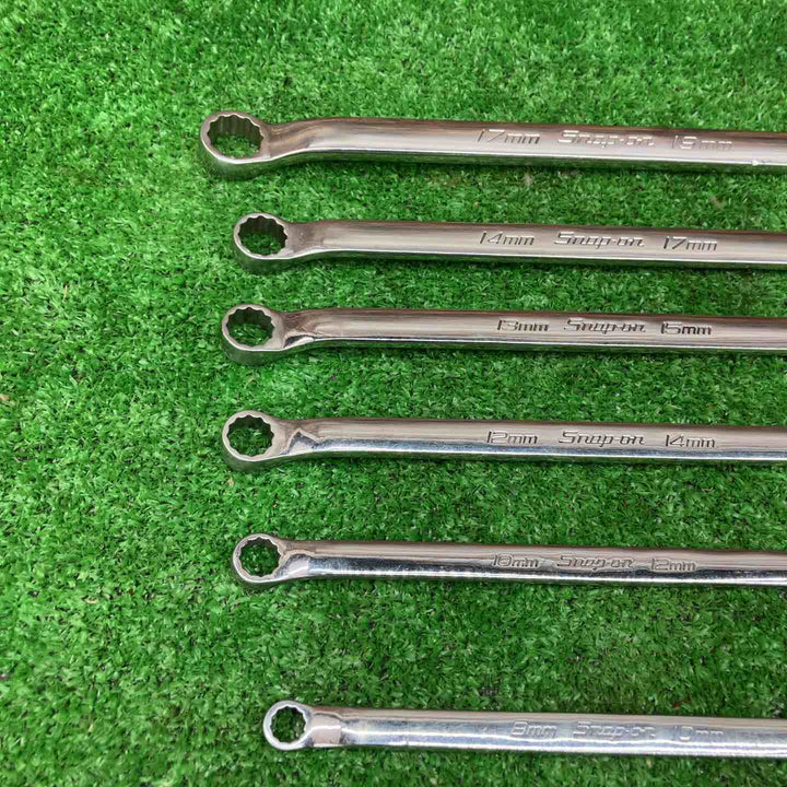 スナップオン(Snap-on)オフセットメガネレンチ XBM1719A/1417A/1315A/1214A/1012A/810A/ 6本セット【川越店】
