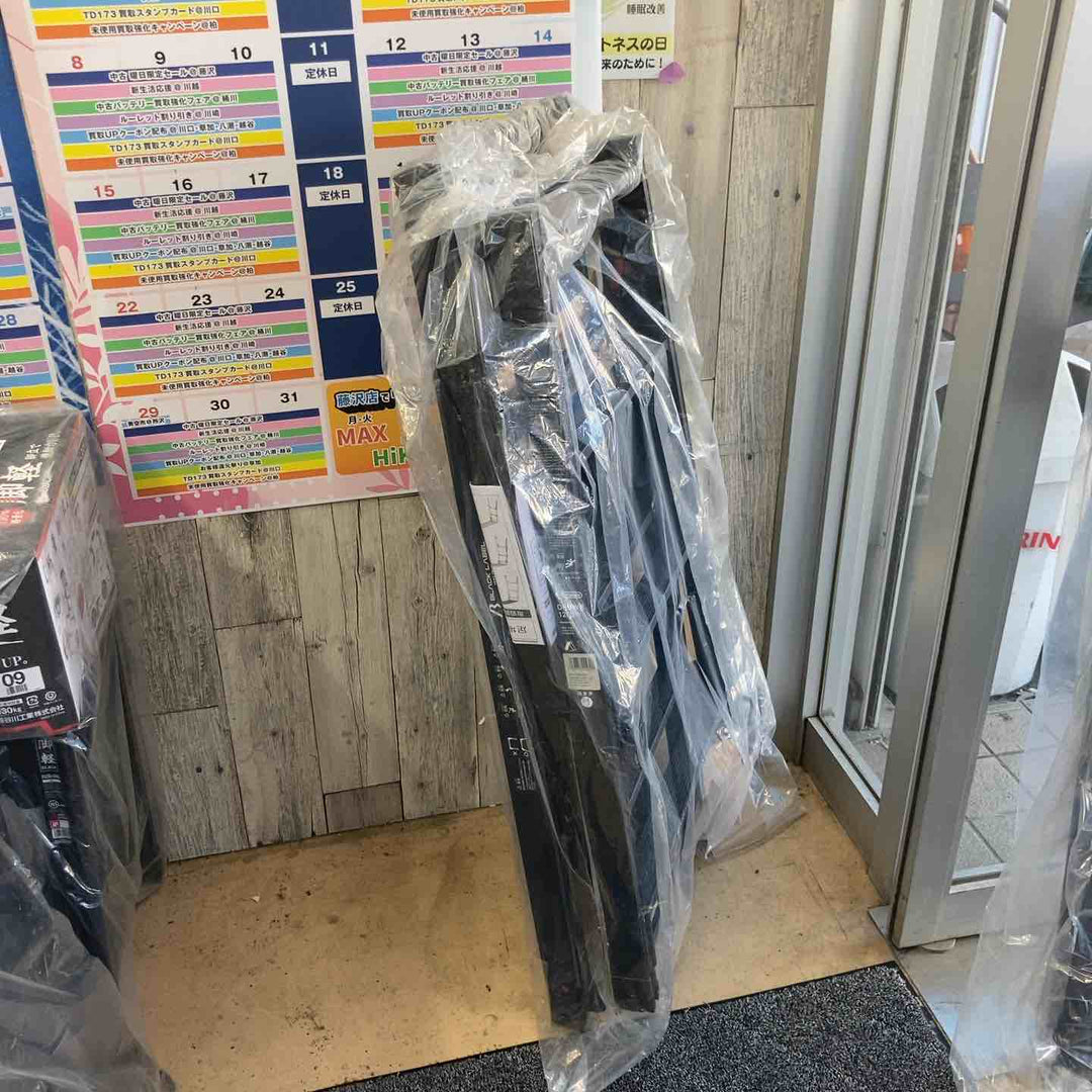 【未使用(店頭展示品)】長谷川工業(Hasegawa) BLACK LABEL 脚部伸縮足場台ブラック DRSWB-1200【東大和店】