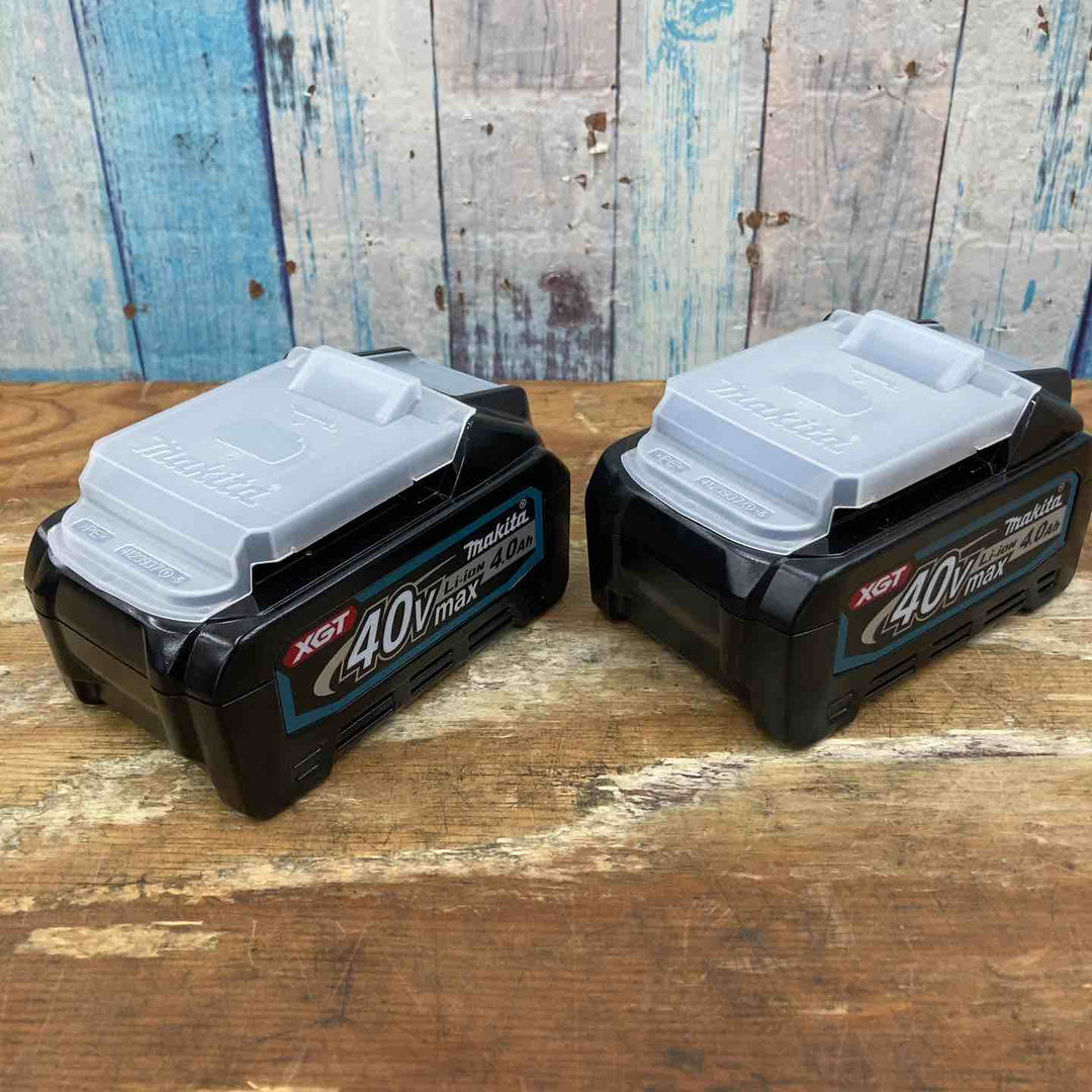 【未使用品】純正 マキタ(makita) リチウムイオンバッテリー 40Vmax/4.0Ah BL4040 純正品 2点セット まとめ売り【柏店】
