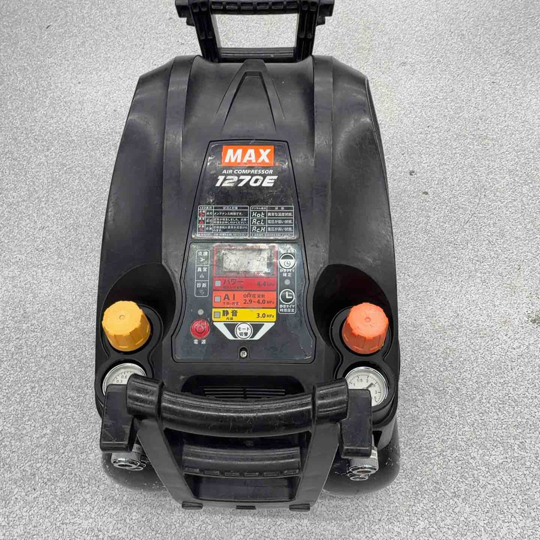 ★マックス(MAX) エアコンプレッサー AK-HL1270E_ブラック【八潮店】
