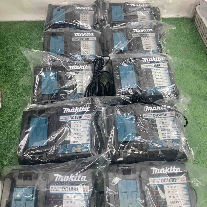 ★お得なまとめ売り★【未使用品】マキタ(makita) 純正品　急速充電器 DC18RF　10台セット　【町田店】