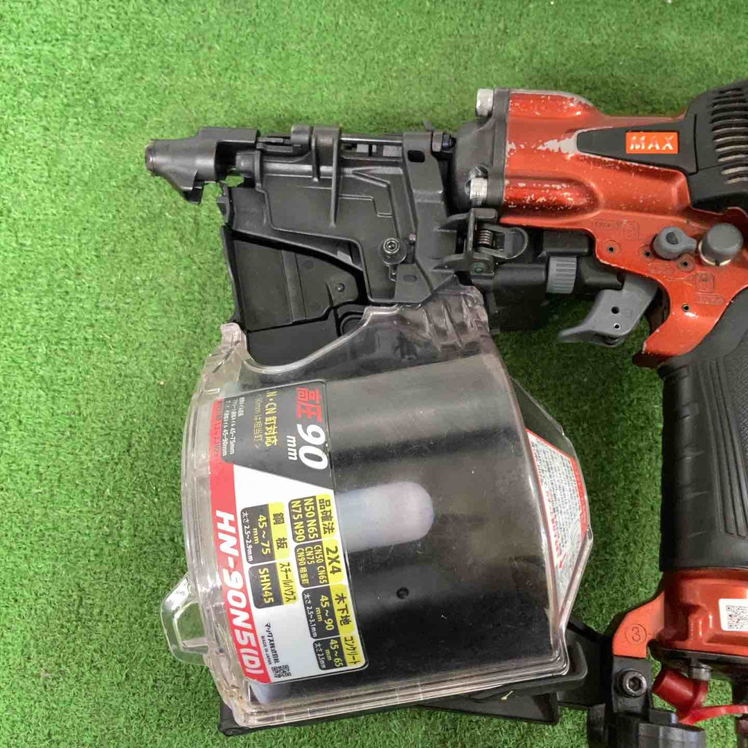 ★マックス(MAX) 高圧エア釘打ち機 HN-90N5(D)-R【町田店】