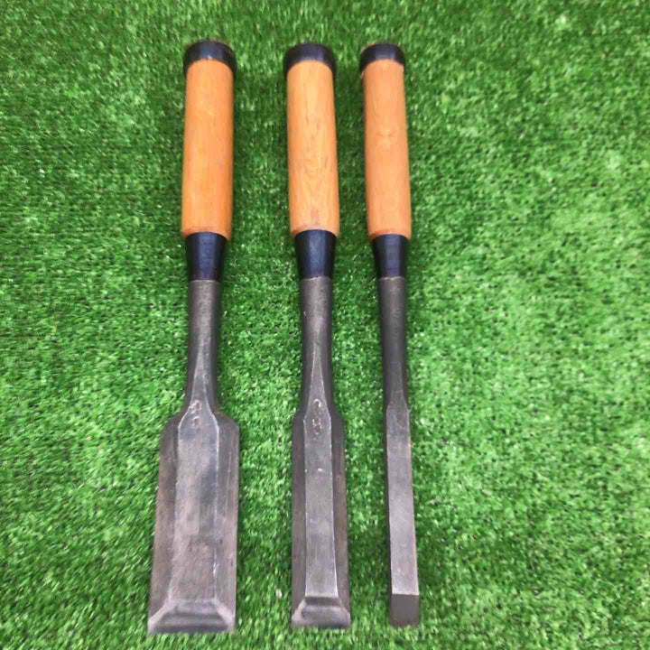 【中古・現状品】 是重 銘 鑿 のみ ＊3本組 【鴻巣店】