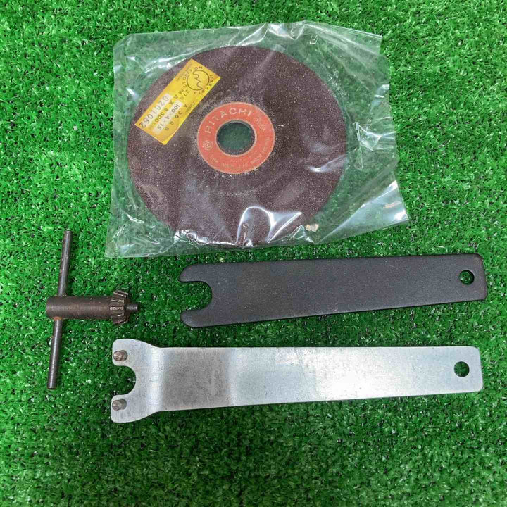 【美品】日立工機 100mmディスクグラインダ PDA-100B 研磨用砥石付き【岩槻店】