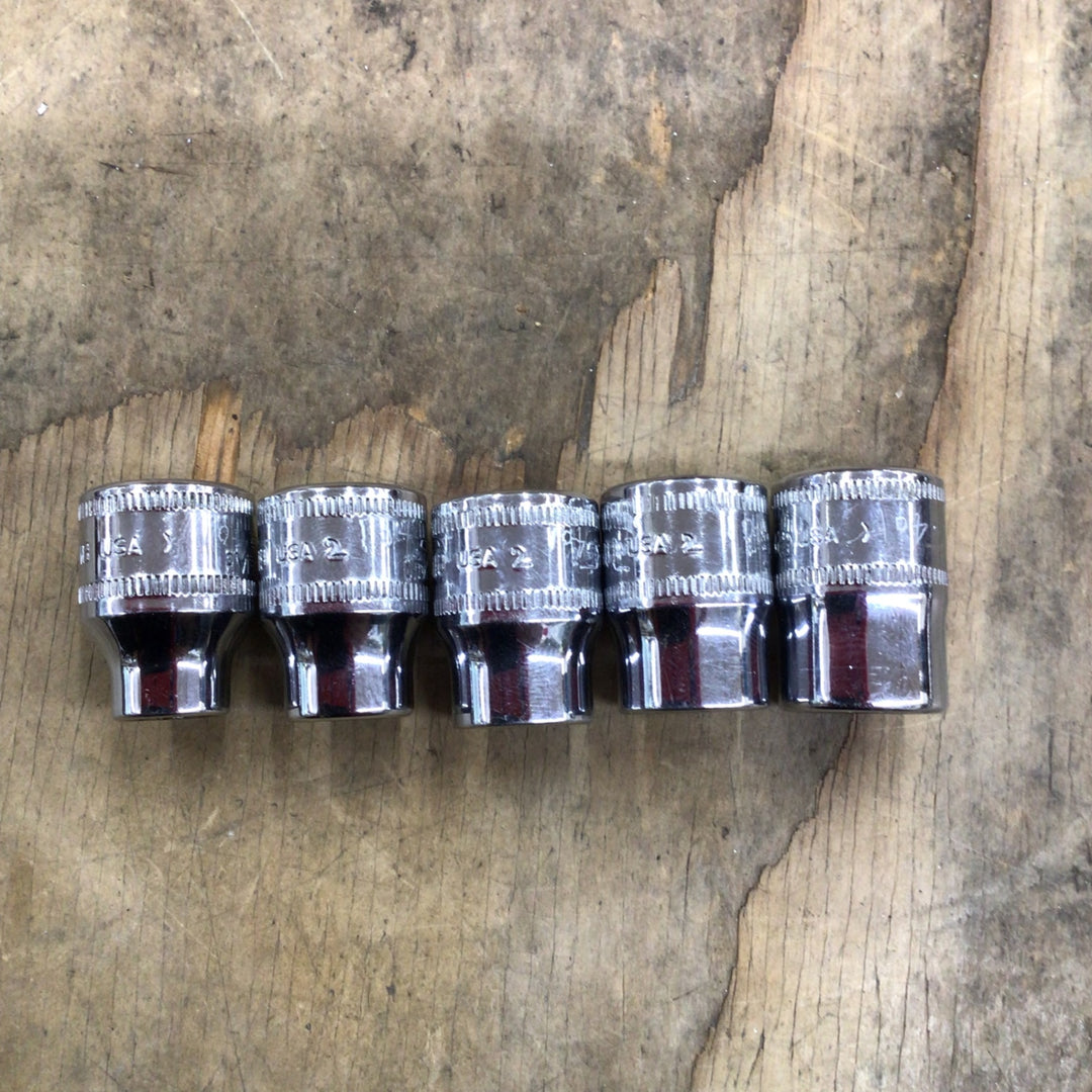 【中古品】スナップオン/Snap-on 3/8"シャローソケット 12角 FM8~FM19 12pcs【柏店】