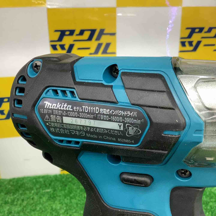 ★マキタ(makita) コードレスインパクトドライバー TD111DSMX【越谷店】