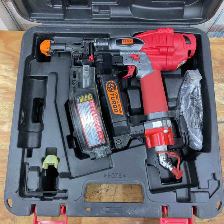 【中古品】★マックス(MAX) 高圧エアネジ打ち機 HV-R41G4-R 高圧 41mm ケース付【柏店】