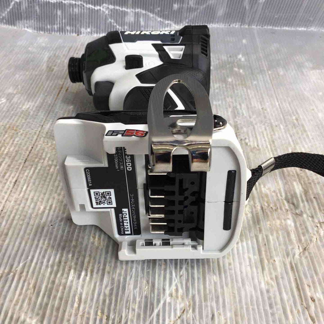 ★ハイコーキ(HIKOKI ※旧:日立工機) コードレスインパクトドライバー WH36DD(2XHSZ)(FW)【草加店】