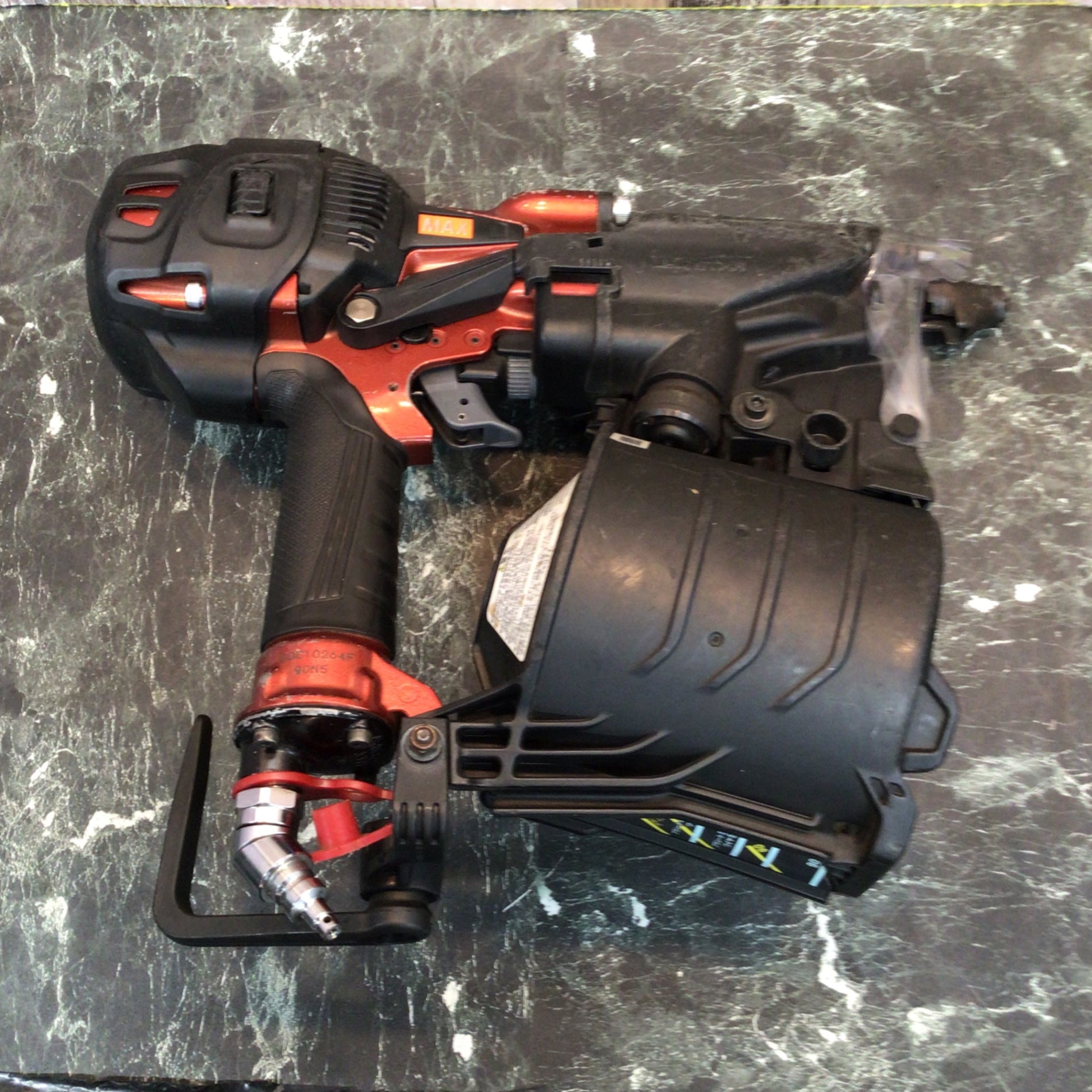 ☆マックス(MAX) 高圧エア釘打ち機 HN-90N5(D)-R【八潮店】 – アクト
