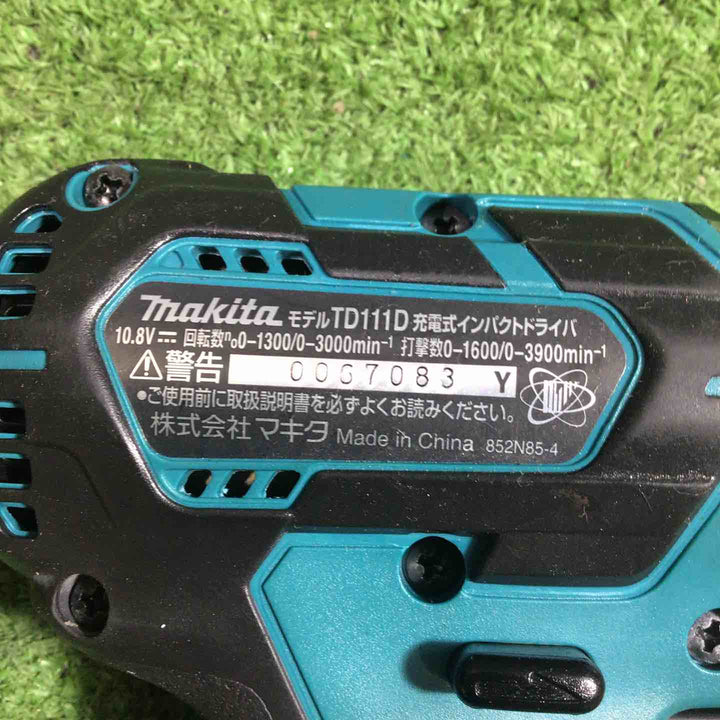 ★マキタ(makita) コードレスインパクトドライバー TD111DSHX【川口店】