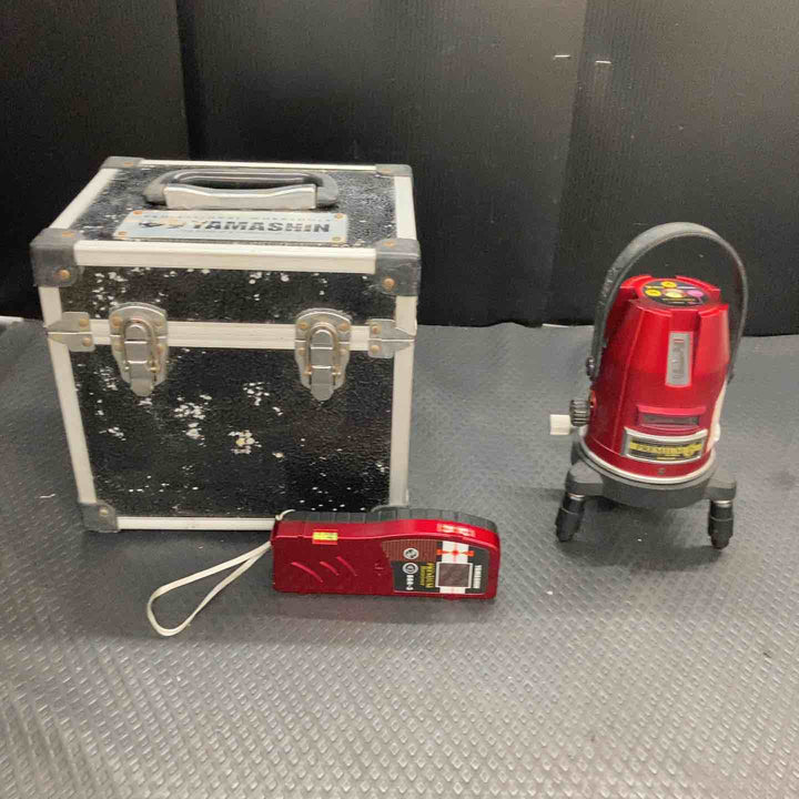 ◇山真製鋸(YAMASHIN) レーザー墨出し器 マスタープレミアム  PM-6 KiRa 受光器【鴻巣店】