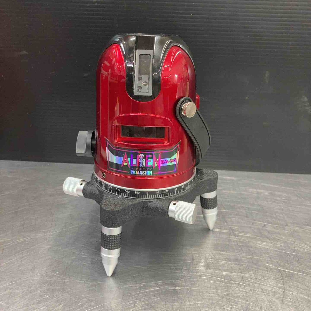 【中古品】 山真製鋸(YAMASHIN) レーザー墨出し機 RA-06 レッドエイリアン レベル 水平器 【東大和店】