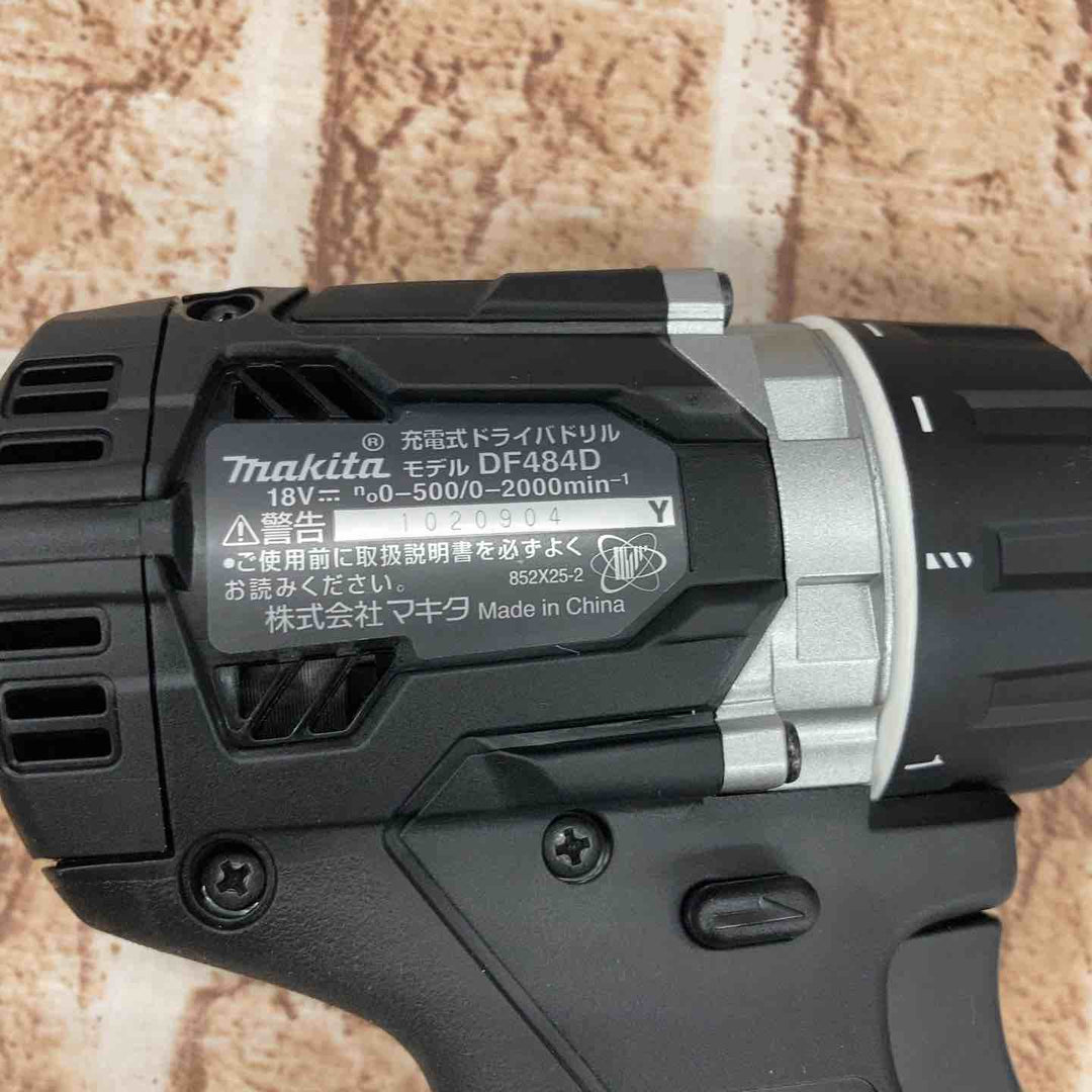 【中古品】マキタ(makita) コードレスドリルドライバー DF484DRGXB 黒【所沢店】