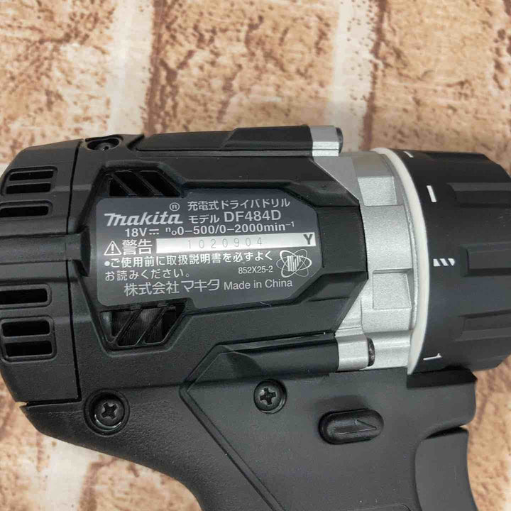 【中古品】マキタ(makita) コードレスドリルドライバー DF484DRGXB 黒【所沢店】