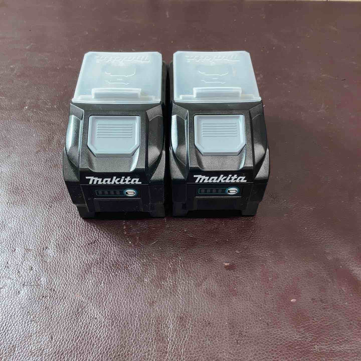 【未使用品(店頭展示品)】 マキタ(makita) リチウムイオンバッテリー 40Vmax/5.0Ah BL4050F 2点まとめ 【東大和店】