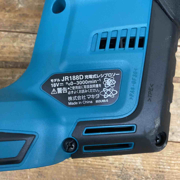 【中古品】 マキタ(makita) コードレスレシプロソー JR188DRGX 18V 【東大和店】