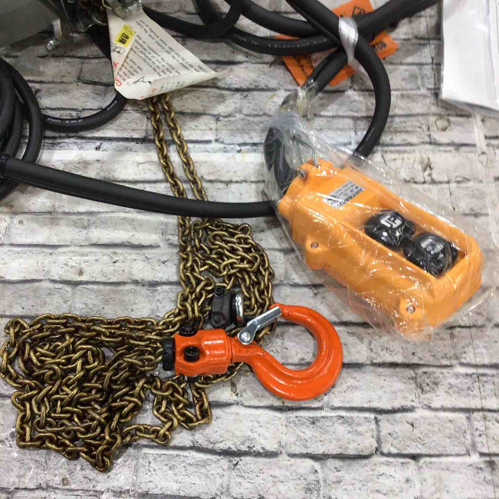 ◇象印 ベータβ 超小型電気チェーンブロック βS-020 (200kg 揚程3m)  BS-020  トルコン【川口店】