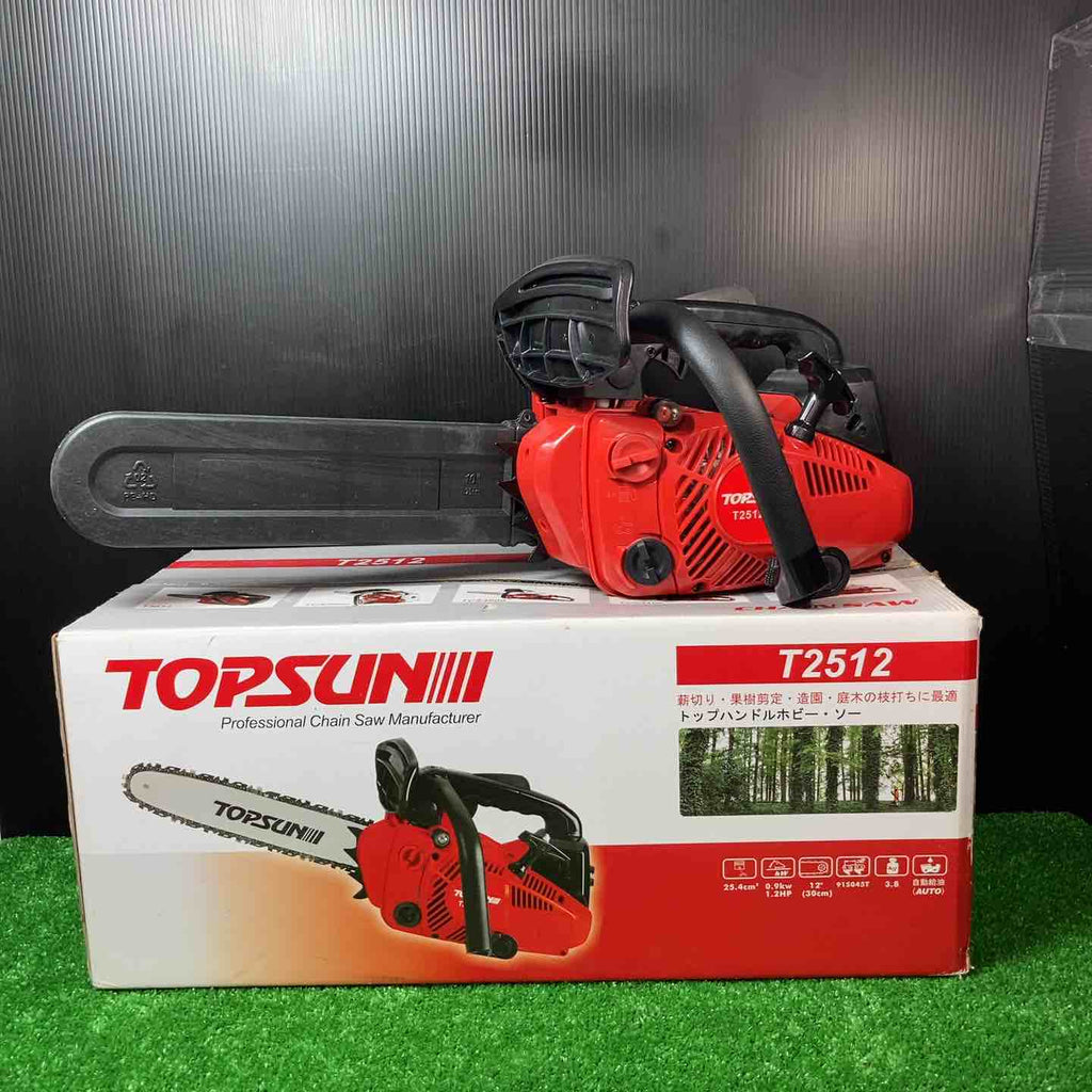 未使用品エンジンチェンソーTOPSUN t3612 【公式通販】