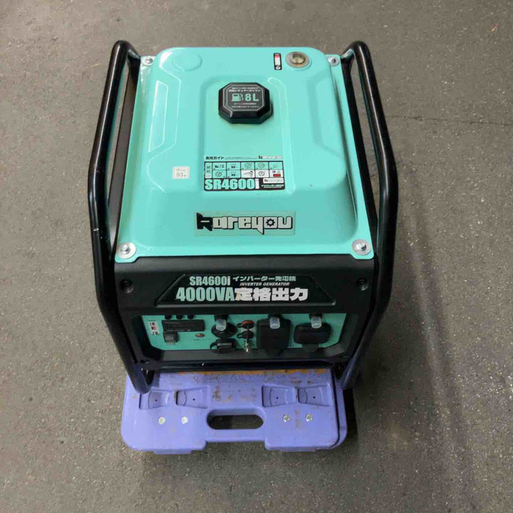 【中古美品・店頭受取り限定】 KAREYOU インバーター発電機・SR4600I 【桶川店】