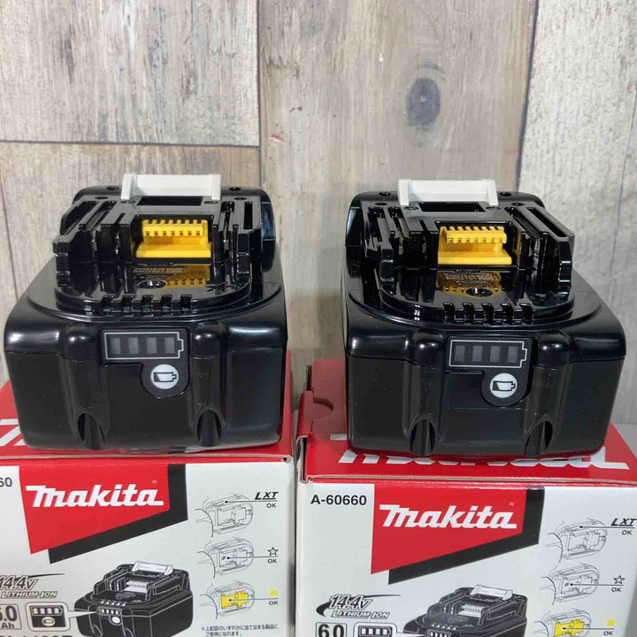 ▼マキタ(makita) リチウムイオンバッテリー 14.4V/6.0Ah BL1460B 2個セット【戸田店】