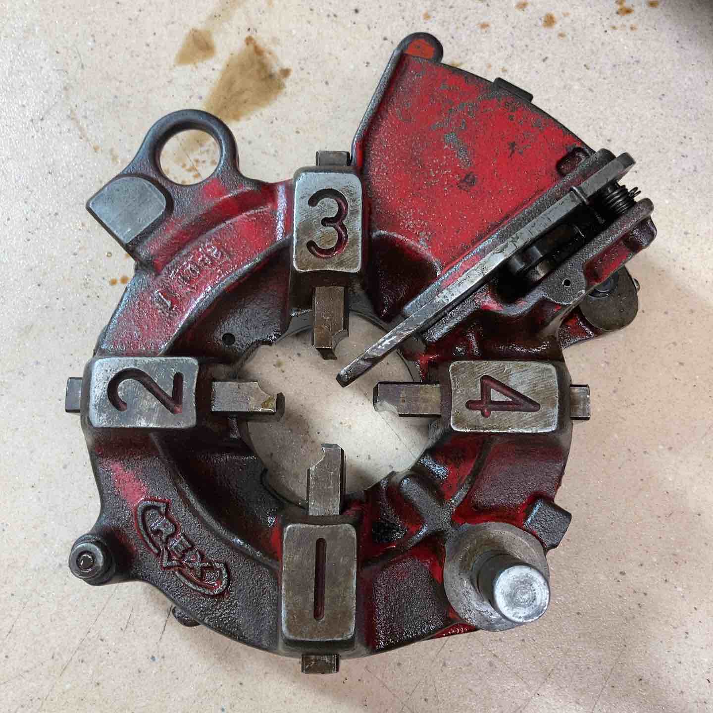 中古品／店頭受取り限定】 レッキス(REX) ねじ切り機 N80A3GX N80AⅢGX