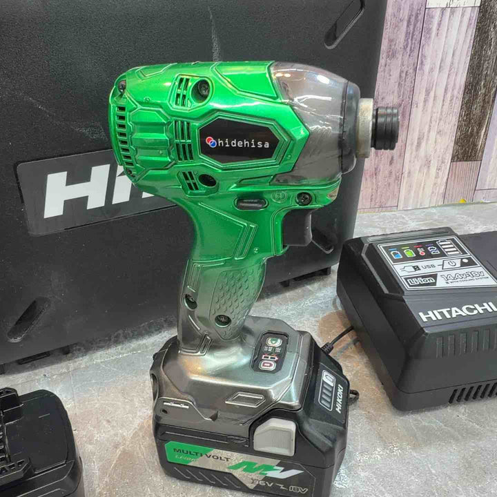 ☆ハイコーキ(HIKOKI ※旧:日立工機) コードレスインパクトドライバー WH36DA(2XPBY)【八潮店】