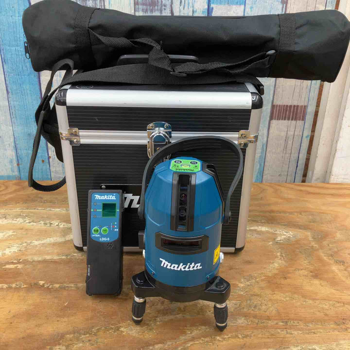 【中古品】★マキタ(makita)  レーザー墨出し器 SK20GD 10.8V(スライド) グリーン 大矩/ろく 屋内･屋外兼用【柏店】
