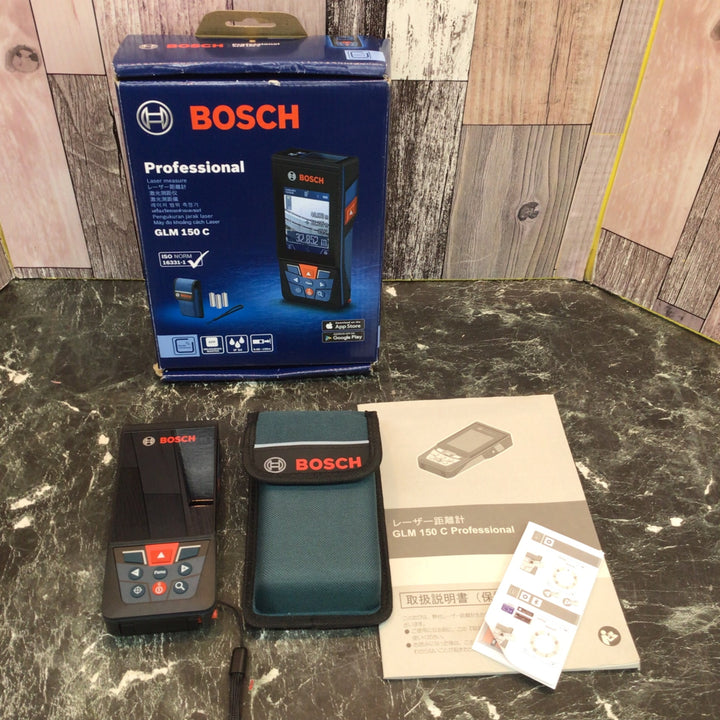 〇BOSCH ボッシュ データ転送レーザー距離計 GLM150C型【八潮店】