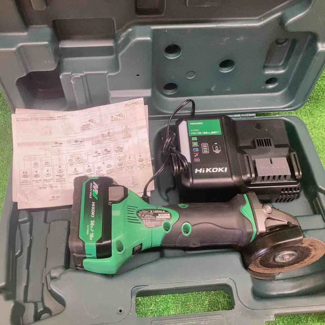 HiKOKI(ハイコーキ) 18V コードレスディスクグラインダー 耐久性向上 蓄電池1個・充電器・ケース付き G18DSL2(XP)【川越店】