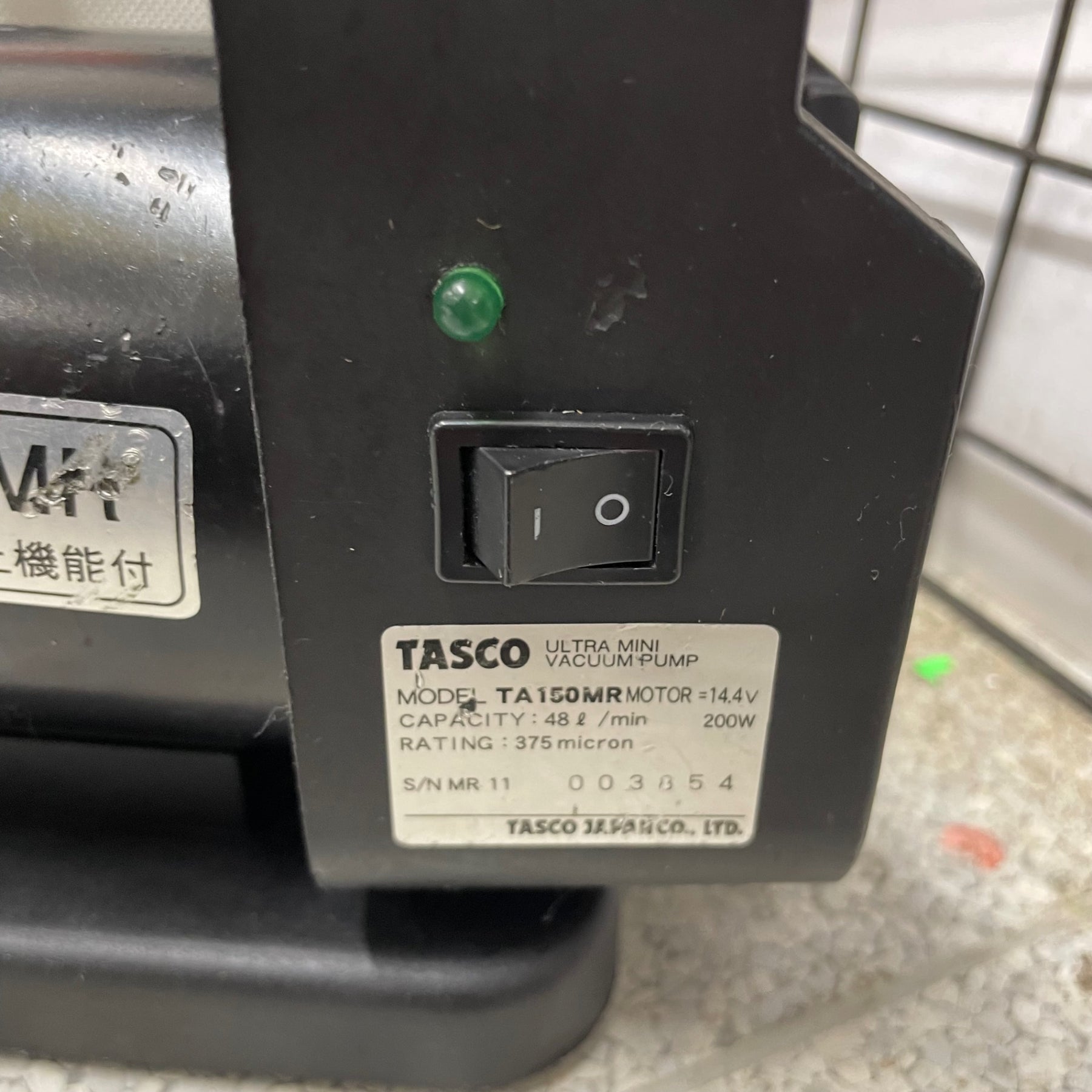 〇タスコ(TASCO) コードレス真空ポンプ TA150MR【八潮店】