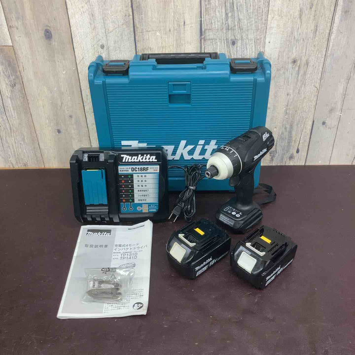 【中古品】 マキタ(makita) コードレス4モードインパクトドライバー TP141DRGXB 【東大和店】