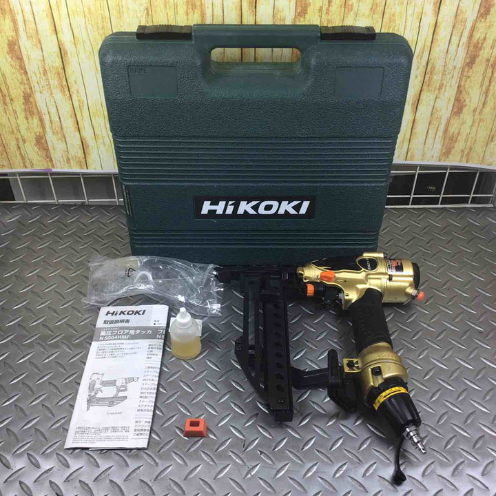 ★ハイコーキ(HIKOKI ※旧:日立工機) 高圧フロアタッカ N5004HMF【川崎店】