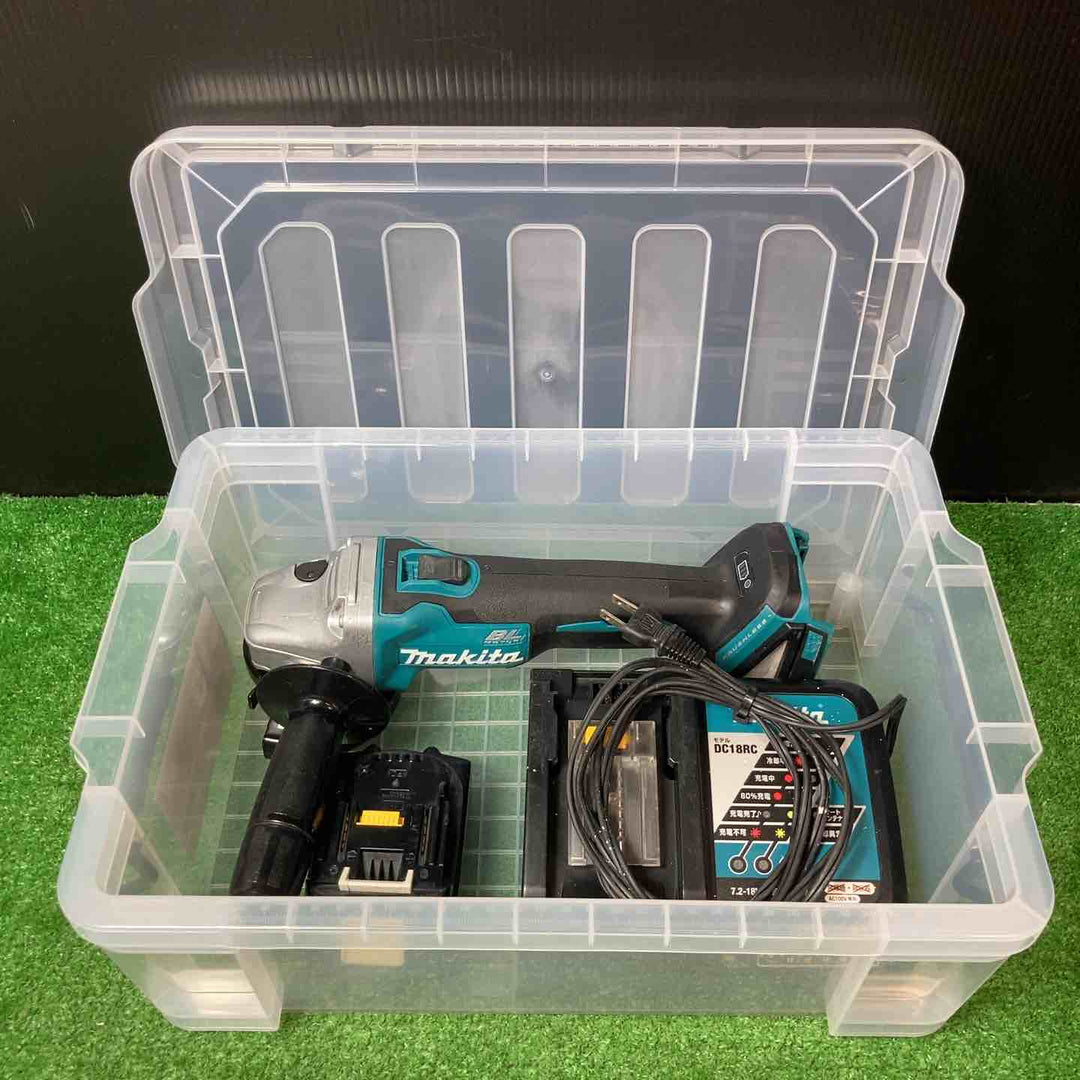 【中古品】★マキタ(makita) 100mmコードレスディスクグラインダ GA404DRGXN バッテリー、充電器付き【岩槻店】