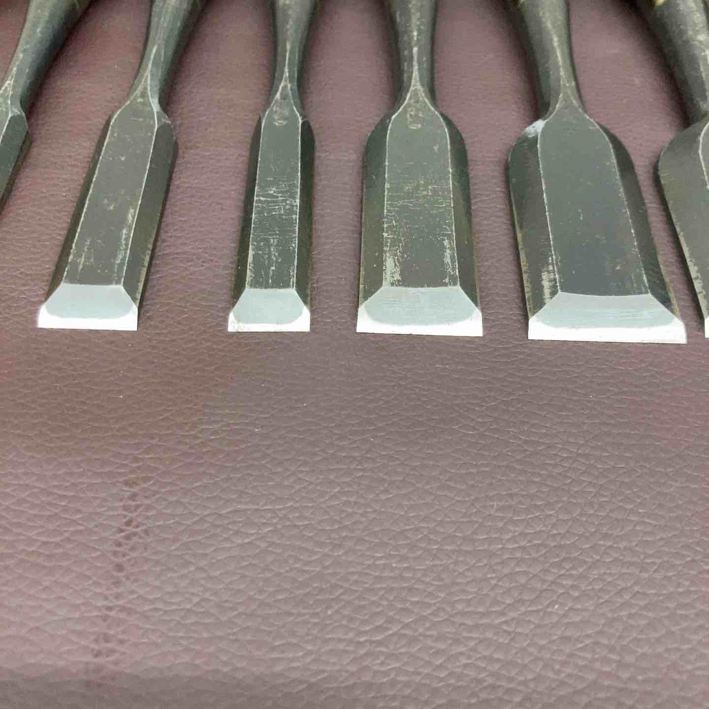 中古美品】 長運 鑿 10本組 未使用長期保管品 のみ かんな 鑿・鉋