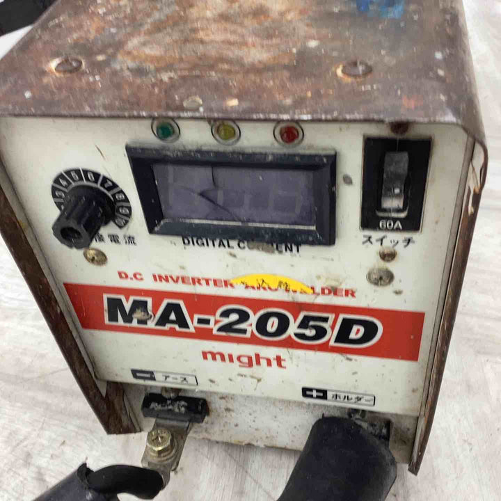 マイト工業(might) 電気溶接機 MA-205D ランクC 溶接機 溶接用品  バッテリー溶接機 【越谷店】