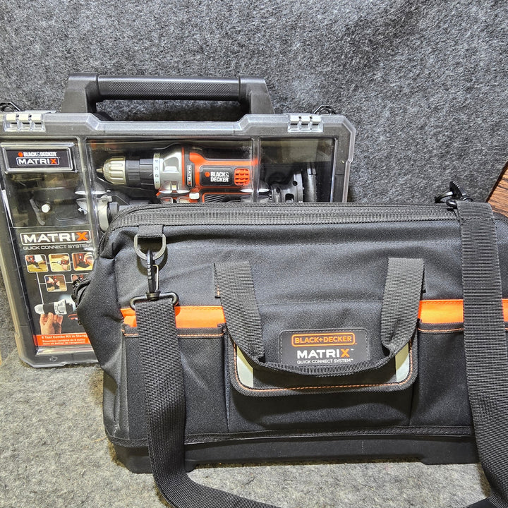 【美品※付属のバッテリは使用不可※】BLACK＆DECKER(ブラックアンドデッカー) ケース・工具コンボキッド BDCDMT1206KITC+その他【桶川店】