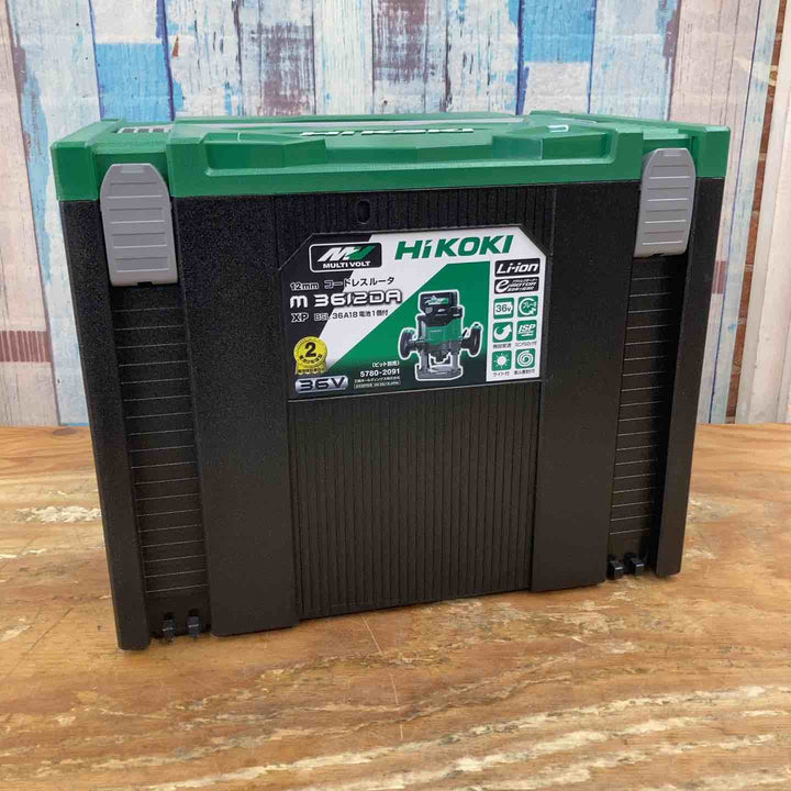 【未使用品】★ハイコーキ(HIKOKI ※旧:日立工機) コードレスルーター M3612DA(XP) 12mm 8mm 6mm 木工 切削【柏店】