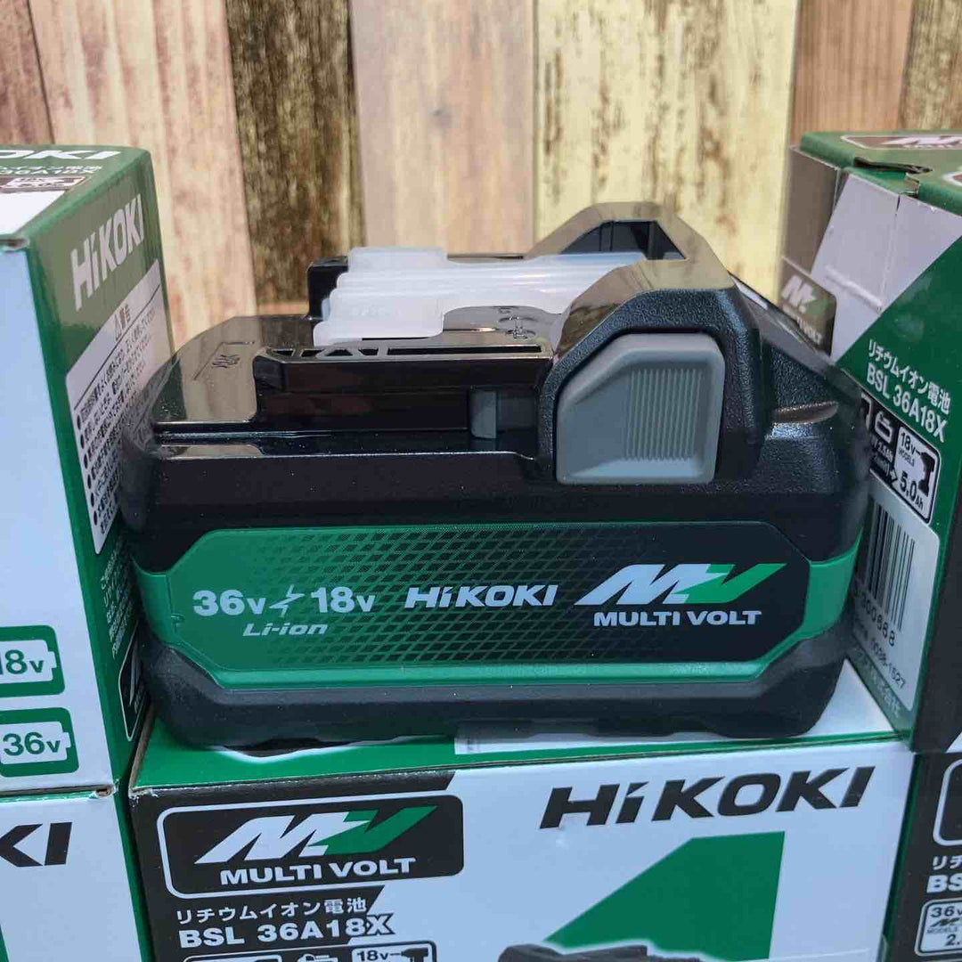 ⑮ハイコーキ(HIKOKI ※旧:日立工機) リチウムイオンバッテリー 36V/2.5Ah BSL36A18X 5個セット【八潮店】